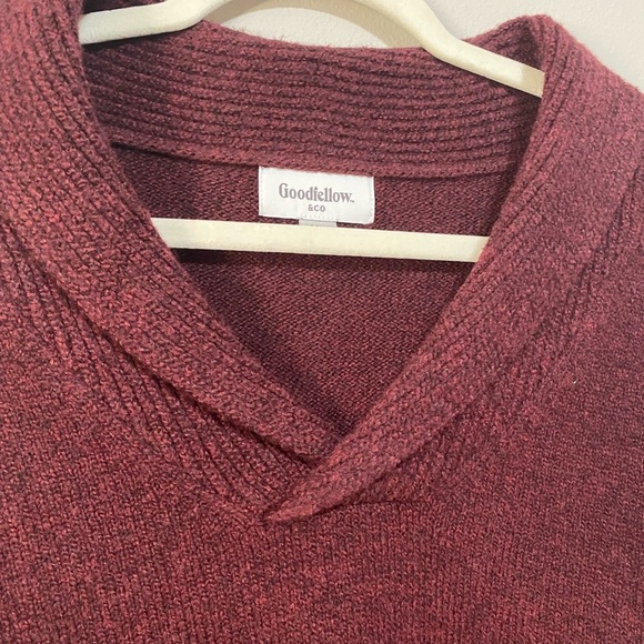Goodfellow & Co. | Maroon Sweater | Cozy Fall Knit Pullover Men’s XL - Picture 2 of 3